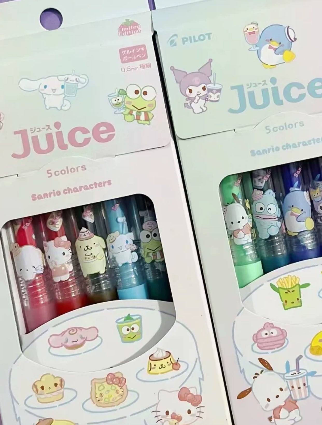 Sanrio X Pilot juice Limited Edition Gel Pen - 0.5 mm - Black