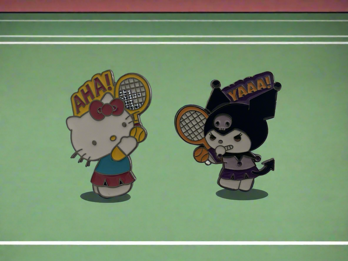 Hello Kitty & Kuromi Pins (Sport)